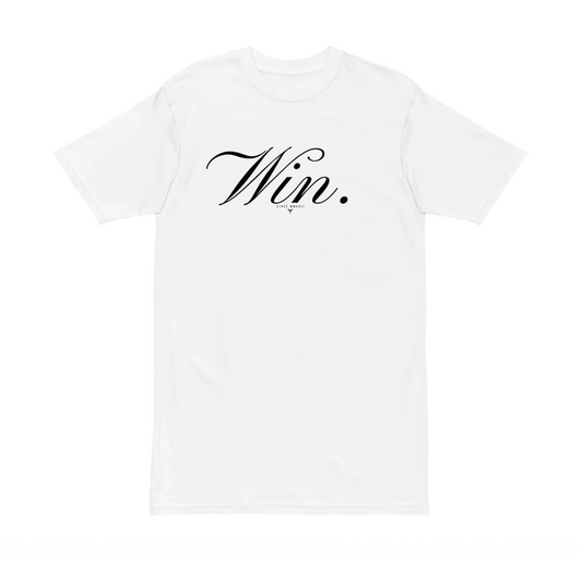 Win. Script TeeProudly Designed In Atlanta, GA - The Win. Script features the classic Win. Script Logo on 100% Cotton fabric to help keep you comfortable. Fits true to size. 

Win.Win. BrandScript Tee